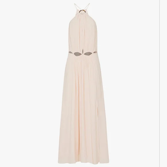 NWT REISS | $295 Marta Midi Dress Pink - Picture 4 of 8